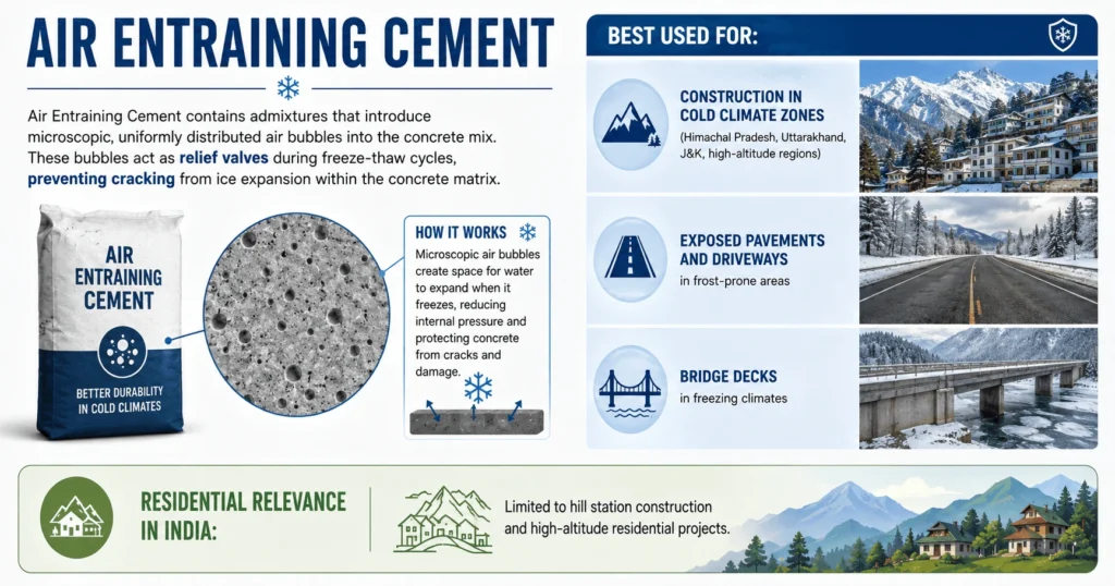 Air Entraining Cement
