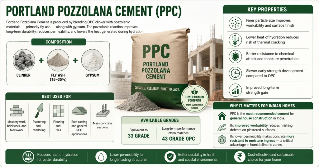 Portland Pozzolana Cement (PPC)