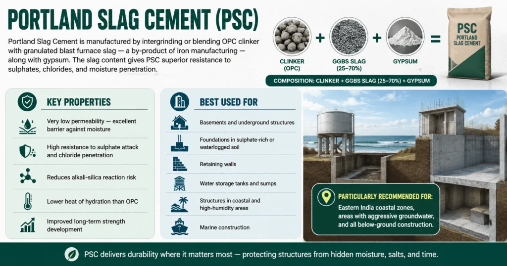 Portland Slag Cement (PSC)